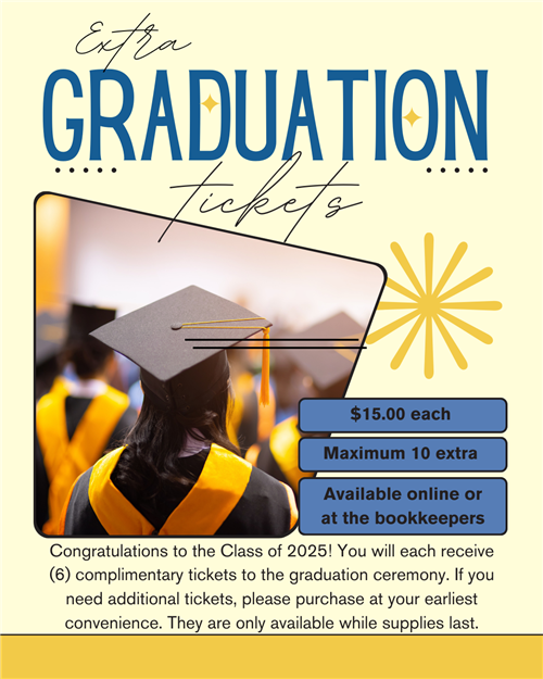 Extra Graduation Tickets 